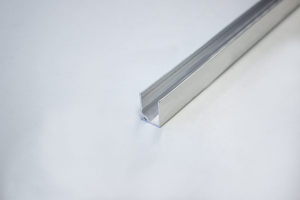 Aluminium u-profiel t.b.v. kanaalplaat - Polycarbonaat plaat & profiel