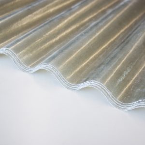 Polyester golf 18 / 76 mm - Polyester lichtdoorlatend #Polyester plaat & profiel